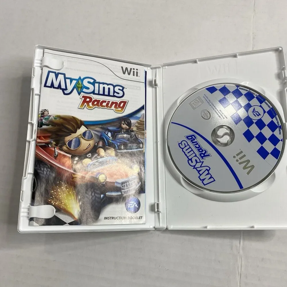 Wii WWII Aces, My Sims Racing, MX Vs ATV Untamed Games Lot Of 3 Tested